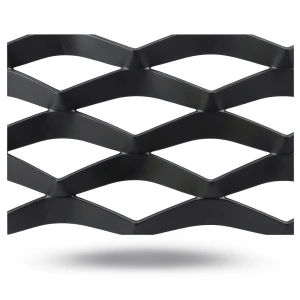 Hot Rolled Black Steel Expanded Metal Mesh Thickness 4.8 mm Width 1.22 m Length 6 m