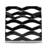 Hot Rolled Black Steel Expanded Metal Mesh Thickness 4.8 mm Width 1.22 m Length 7 m