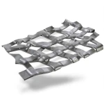Bait Al Tatawor Hot Rolled Expanded Metal Mesh Memari Shape 1.4mm Thickness 2.44m Width 4m Length
