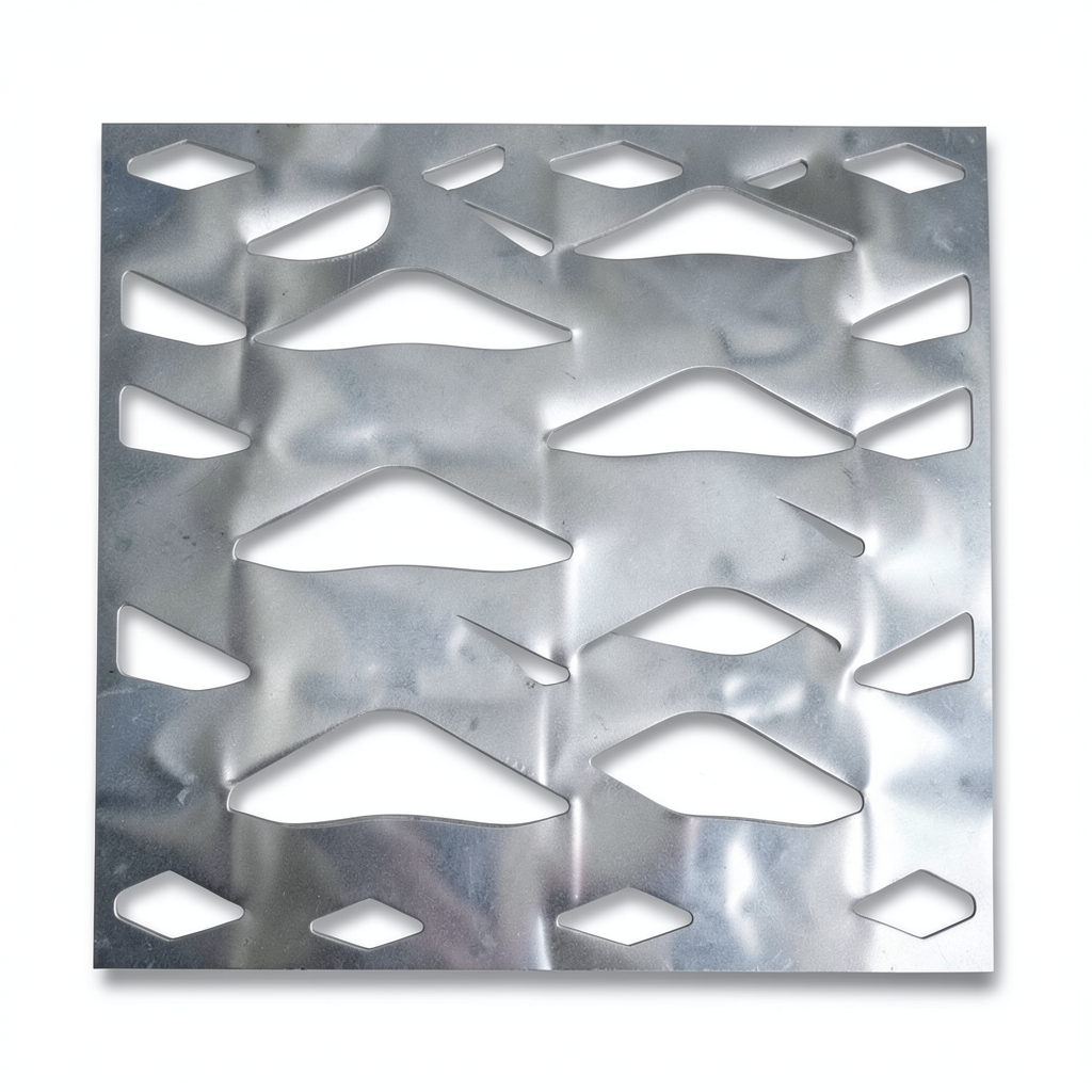 Hot Rolled Expanded Metal Mesh Memari Shape 1.5 mm Thickness 2.44×5 m