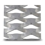 Hot Rolled Expanded Metal Mesh 1.4 mm Thickness, Size 2.44×5 m, Memari Shape
