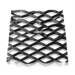 Hot Rolled Black Steel Expanded Metal Mesh Thickness 5.8 mm Width 1.22 m Length 3 m