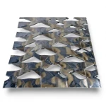 Hot Rolled Flattened Expanded Metal Memari Design 1.4 mm Thickness 2.44 M Width 6 M Length