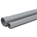 مواسير بلاستيك UPVC ضغط 100 psi مقاس 8 mm سماكة 5.97 mm لون رمادي