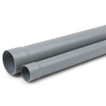 أنابيب بلاستيك UPVC ضغط اسمي 125 psi مقاس 1 1/4 إنش سماكة 2.03 ملم لون رمادي