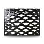 Hot Rolled Black Steel Expanded Metal Mesh Thickness 5.8 mm Width 1.22 m Length 4 m
