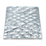 Galvanized Steel Expanded Metal Mesh Thickness 5.8 mm Width 1.22 m Length 7 m