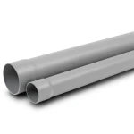 أنابيب UPVC ضغط اسمي 125 psi مقاس 4 إنش سمك 4.01 مم لون رمادي