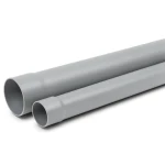 انابيب بلاستيك UPVC مقاس 1/4 1 إنش ضغط 160 psi سمك 2.13 مم لون رمادي