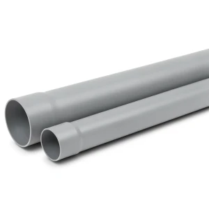 انابيب بلاستيك UPVC مقاس 1/4 1 إنش ضغط 160 psi سمك 2.13 مم لون رمادي