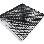 Hot Rolled Black Steel Expanded Metal Mesh Thickness 4.8 mm Width 1.22 m Length 7 m