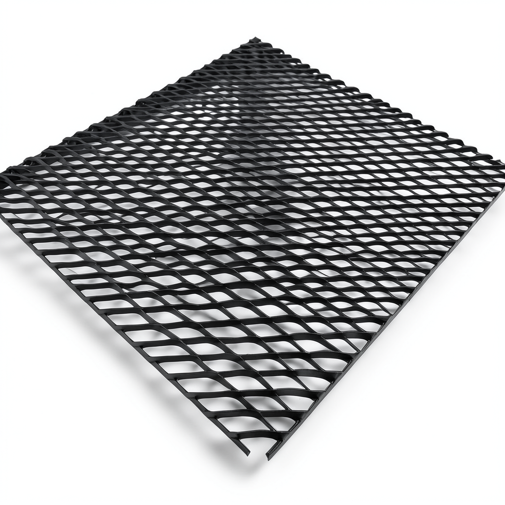 Hot Rolled Black Steel Expanded Metal Mesh Thickness 4.8 mm Width 1.22 m Length 7 m