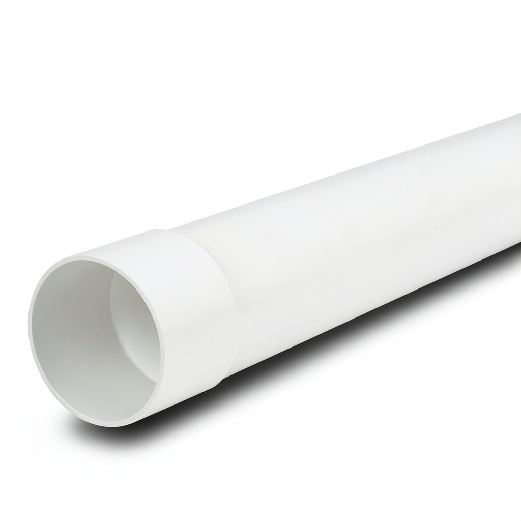 UPVC Pipe Nominal Pressure 125 psi Size 6 inch Thickness 5.79 mm White Color