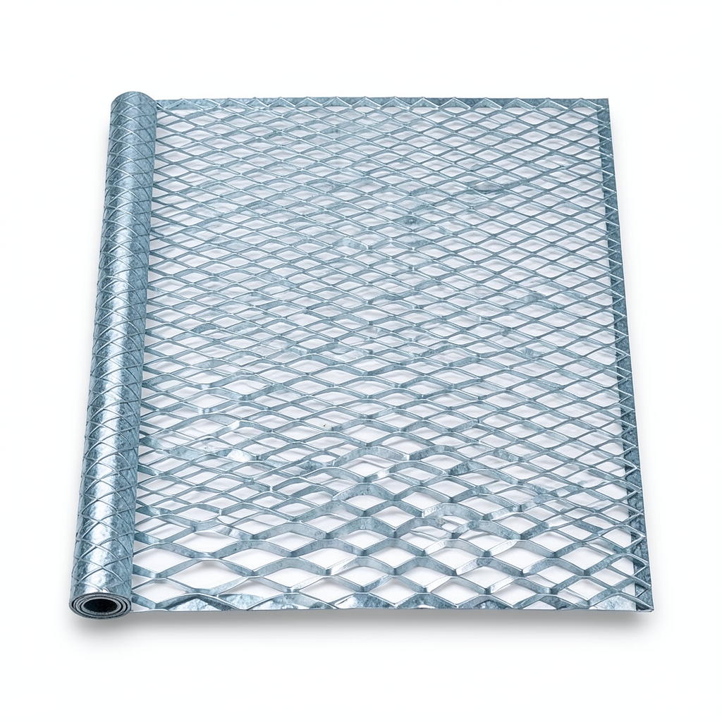 Galvanized Steel Expanded Metal Mesh Thickness 6 mm Width 1.22 M Length 5 M
