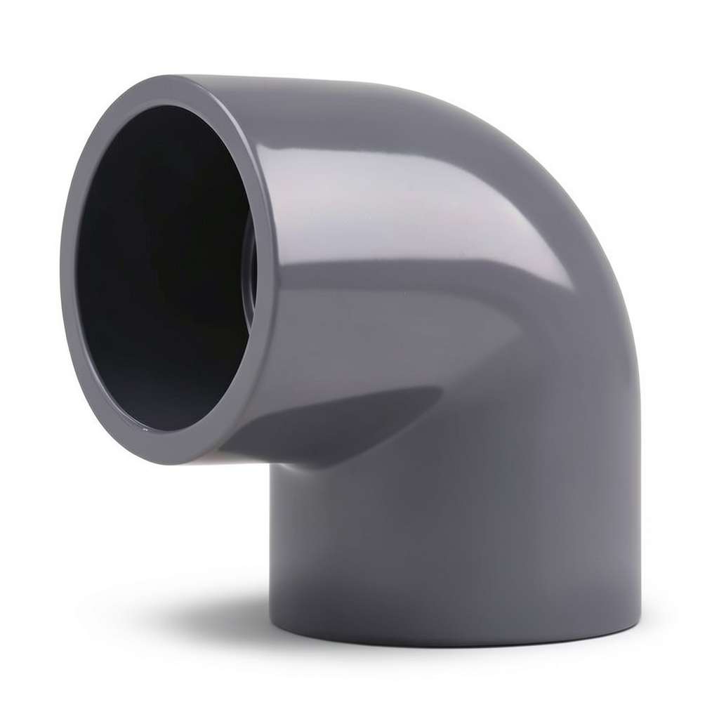 UPVC Elbow 90° 2 inch Dark Gray