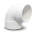 UPVC Plastic Elbow 90° Size ¾ inch White - Image 1