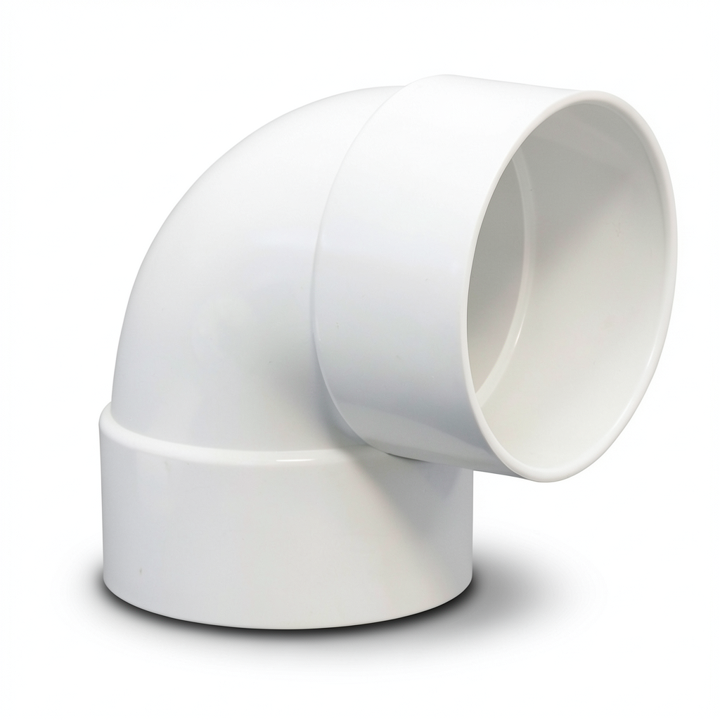 UPVC Plastic Elbow 90° Size ¾ inch White