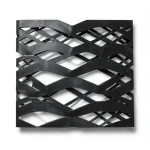 Hot Rolled Black Steel Expanded Metal Mesh Thickness 5.8 mm Width 1.22 m Length 4 m