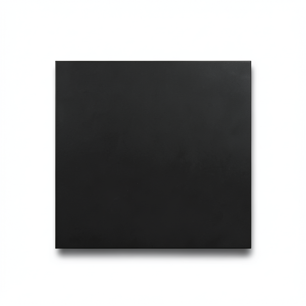Porcelain Floor Tiles 12 mm Thickness 30x30 cm, Matt Black Compact