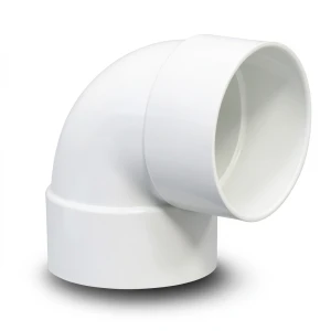 كوع UPVC زاوية °90 مقاس 4 إنش أبيض