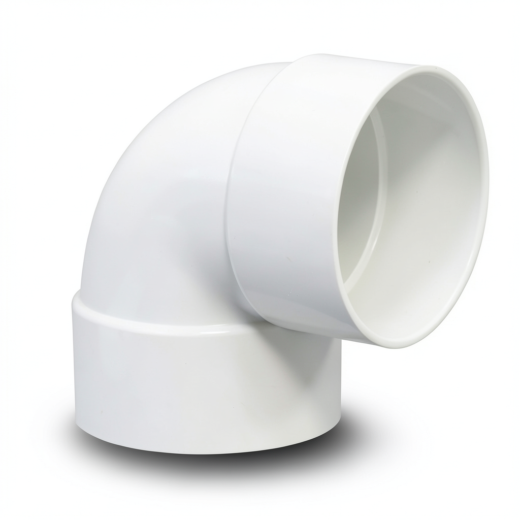 UPVC Elbow 90° Size 4 inch White