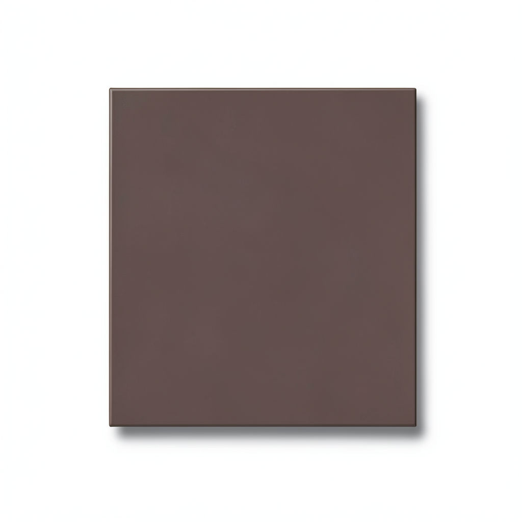 Porcelain Floor Tiles 12 mm Height, 30x30 cm Size, Matt Brown Compact Color