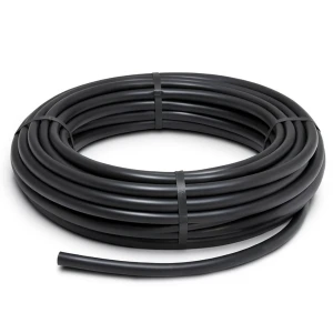 لفة أنابيب HDPE ضغط 3.9 بار PE 63 قطر خارجي 50 مم SDR 21 أسود