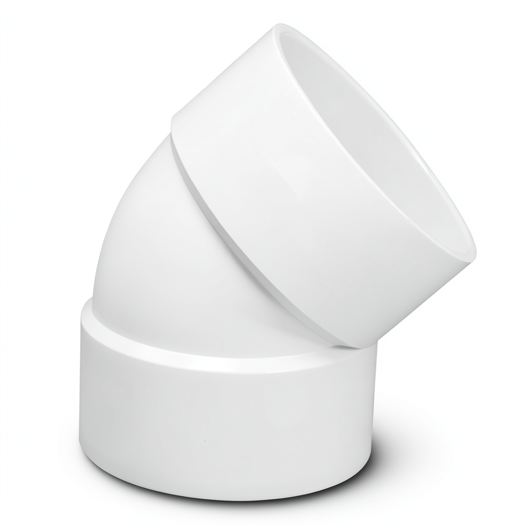 UPVC Elbow 45° ½ inch White