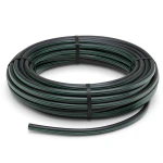لفة أنابيب بلاستيك HDPE ضغط 3.9 بار PE 63 قطر 140 مم SDR 21 لون أسود