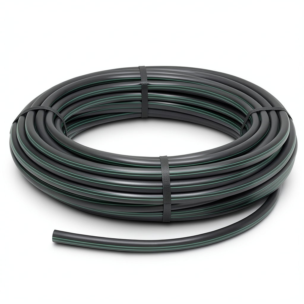 HDPE Plastic Coil Pipe PN 6.2 Bar PE 63 110 mm SDR 13.6 Black