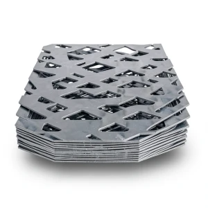 Hot Rolled Flattened Expanded Metal Memari Design 1.4 mm Thickness 2.44 M Width 6 M Length