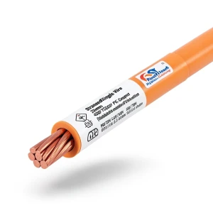 سلك مفرد مجدول 35 مل 450/750 فولت موصل نحاس معزول PVC لون برتقالي | مجموعة كابلات الرياض