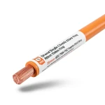 لفة سلك كهرباء مفرد مجدول 25mm 450/750 فولت موصل نحاس عزل PVC لون برتقالي | مجموعة كابلات الرياض