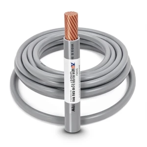 كابل نحاس THHN/THWN قطر 7.6 مم 600 فولت 500 قدم معزول PVC رمادي | شركة الفنار