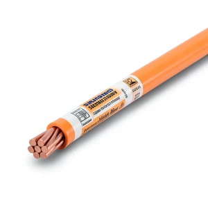 لفة سلك كهرباء مفرد مجدول 50mm 450/750 فولت موصل نحاس عزل PVC لون برتقالي | مجموعة كابلات الرياض