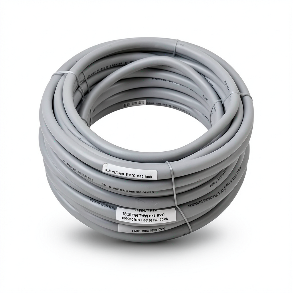 THHN/THWN Copper Cable 8.8 mm Diameter PVC 105°C Insulation Gray 600 Volt 500 Feet | Al Fanar