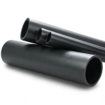 أنابيب HDPE ضغط 16 بار PE 100، قطر خارجي 710 مم، سمك 64.5 مم، لون أسود