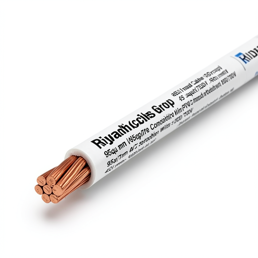 Stranded Wire 95sq mm 450/750V Copper Conductor PVC Insulation White | Riyadh Cables Group