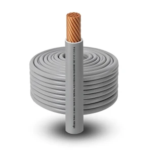 كابل نحاس THHN/THWN معزول PVC 105°  قطر 13.8 مم 600 فولت 500 قدم رمادي | شركة الفنار