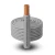 كابل نحاس THHN/THWN معزول PVC 105°  قطر 13.8 مم 600 فولت 500 قدم رمادي | شركة الفنار - Image 1
