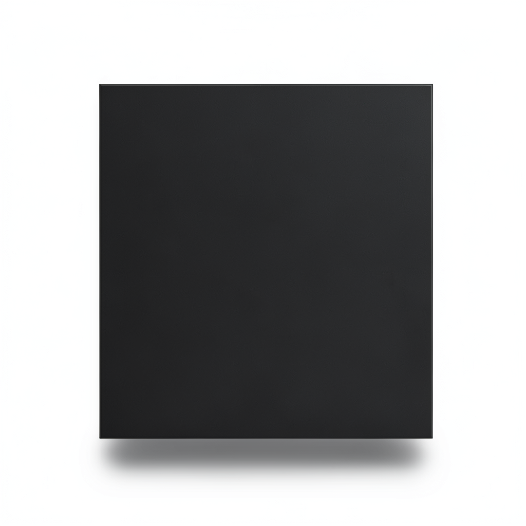 Porcelain Floor Tiles 12 mm Thickness, 30x30 cm, Black Compact
