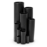 High Density Polyethylene Pipe PN 12.5 Bar PE 80 Outer Diameter 75 mm Thickness 5.6 mm Black