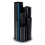 HDPE Pipe Pressure 12.5 Bar PE 80 Size 110 mm Thickness 8.1 mm Black