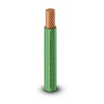 كابل نحاس THHN/THWN قطر 3.4 مم معزول PVC 105° أخضر 600 فولت 2500 قدم | شركة الفنار