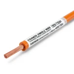 سلك مفرد مجدول 185mm 450/750 فولت موصل نحاس معزول PVC لون برتقالي | مجموعة كابلات الرياض