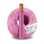كابل نحاس THHN/THWN قطر 2.7 مم معزول PVC 105° اللون وردي 600 فولت الطول 2500 قدم | شركة الفنار