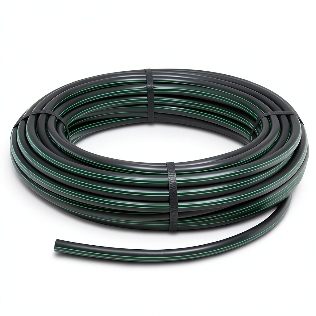 HDPE Polyethylene Coil Pipe Nominal Pressure 6.2 Bar PE 63 OD 63 mm SDR 13.6 Black