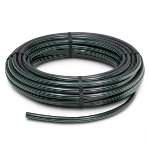 لفة أنابيب HDPE ضغط 6.2 بار PE 63 قطر خارجي 75 مم SDR 13.6 لون أسود