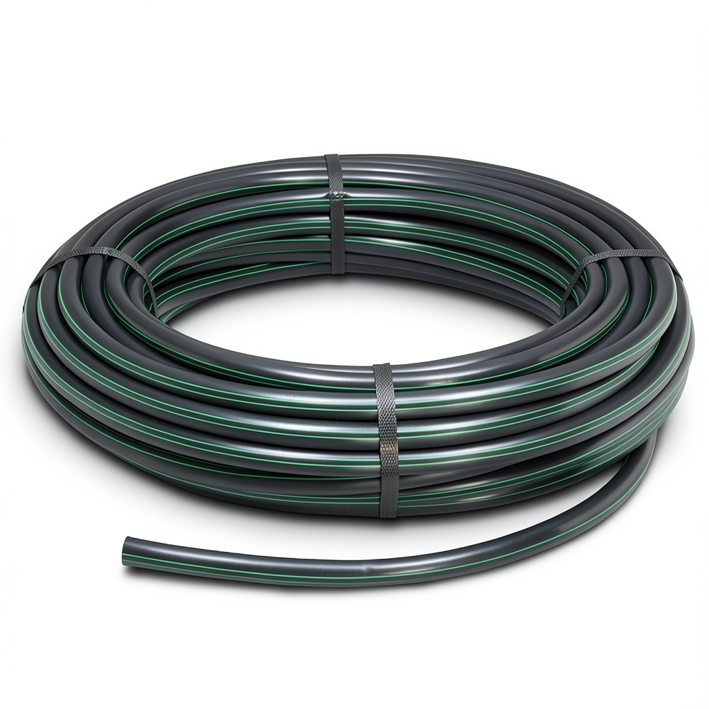 HDPE Polyethylene Coil Pipe Nominal Pressure 6.2 Bar PE 63 OD 90 mm SDR 13.6 Black