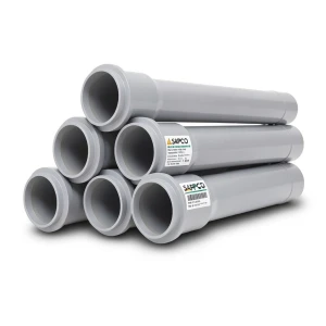 UPVC Pipes PN 6 Bar Size 560 mm Thickness 16.4 mm Gray Color | SAPPCO